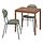 ENSHOLM/NÄMMARÖ - table and 2 chairs, outdoor light brown stained/green, 75 cm | IKEA Indonesia - PE919213_S1