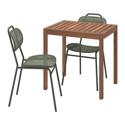 ENSHOLM/NÄMMARÖ table and 2 chairs