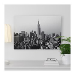 KOPPARFALL - Picture, city skyline, 70x49 cm