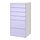 PLATSA/SMÅSTAD - lemari 6 laci, putih/ungu, 60x57x123 cm | IKEA Indonesia - PE919220_S1