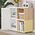 EKET - cabinet combination with feet, white/stained oak effect pale yellow, 70x35x72 cm | IKEA Indonesia - PE919238_S1