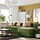 JÄTTEBO - sofa mod 4,5 ddkn dg chaise longue, kanan/Samsala kuning tua-hijau | IKEA Indonesia - PE880645_S1
