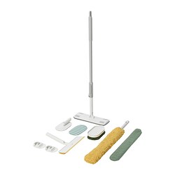 PEPPRIG - Cleaning set, blue/yellow