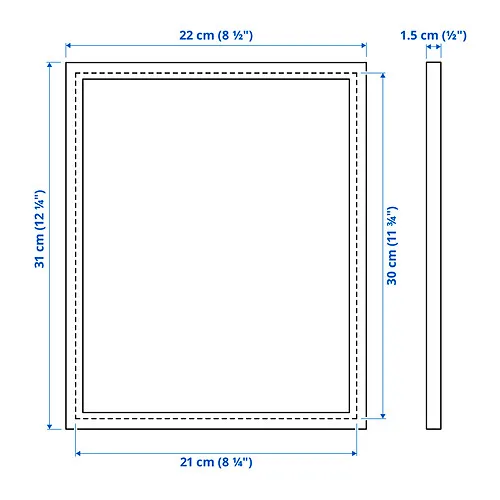 YLLEVAD Measurement Illustration