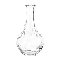 VILJESTARK - Vas, kaca bening, 17 cm