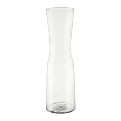 TIDVATTEN - Vas, kaca bening, 65 cm