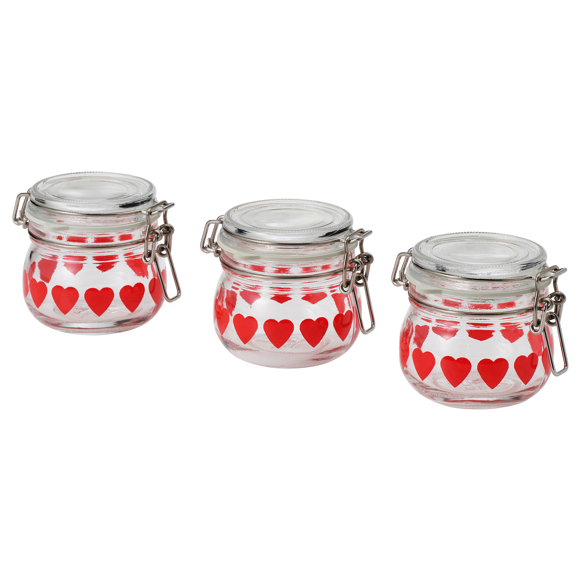 heart shaped tins with clear lids