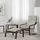 POÄNG - kursi berlengan, cokelat/Knisa krem muda | IKEA Indonesia - PE666960_S1