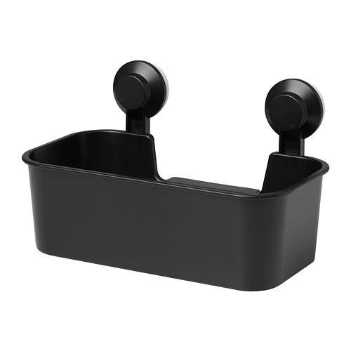 TISKEN basket with suction cup