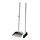 PEPPRIG - dustpan/broom, grey/green | IKEA Indonesia - PE919360_S1