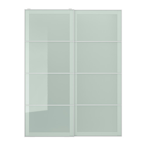 SEKKEN sepasang pintu  geser  kaca frosted IKEA  Indonesia