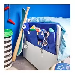MÖJLIGHET - Kantong untuk tempat tidur, biru, 75x27 cm