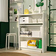 BILLY - bookcase with foldable table, white, 80x33/112x106 cm | IKEA Indonesia - PE985835_S2