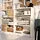 BILLY/HÖGBO bookcase comb w foldable table