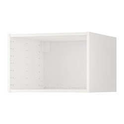 METOD - Rangka kbnet atas lmri es/freezer, putih, 60x60x40 cm