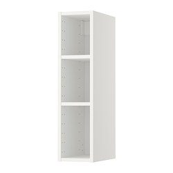 METOD - Wall cabinet frame, white, 20x37x80 cm