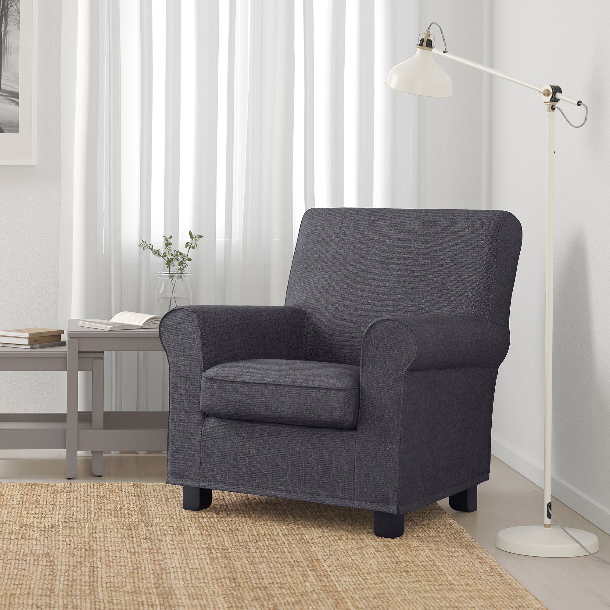 GR NLID armchair  Sporda dark grey IKEA  Indonesia 