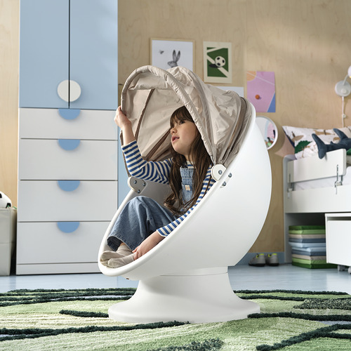 IKEA PS LÖMSK kursi putar anak-anak