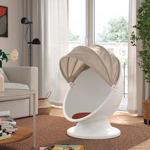 IKEA PS LÖMSK kursi putar anak-anak
