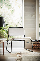 LINNEBÄCK - Easy chair, Orrsta light grey