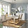 INGATORP/SKOGSTA - table and 4 chairs, white/acacia, 155/215 cm | IKEA Indonesia - PE919453_S1