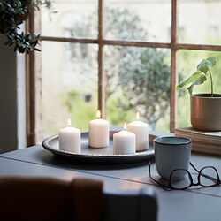 HEMSJÖ - Lilin blok tanpa aroma, alami, 8 cm