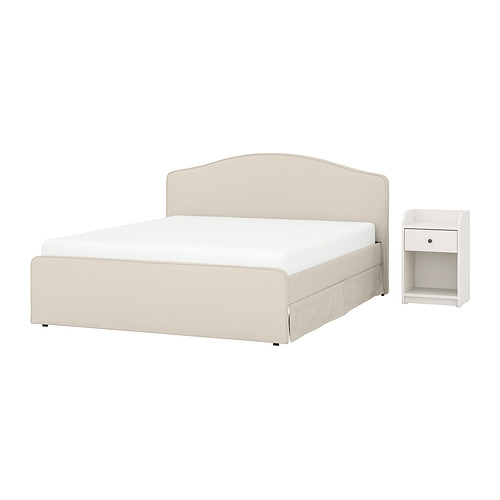 RAMNEFJÄLL/HAUGA bedroom furniture, set of 2