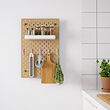 SKÅDIS - Pegboard, wood, 36x56 cm