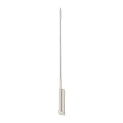 PEPPRIG - Squeeze-clean flat mop, grey, 12x37 cm