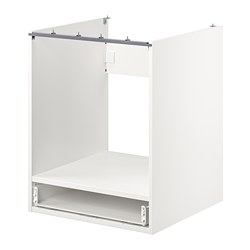 ENHET - Base cb f oven w drawer, white, 60x60x75 cm