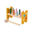UPPSTÅ - Toy hammering block, multicolour
