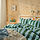 SLÅNHÖSTMAL duvet cover and pillowcase