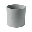 NYPON - Pot tanaman, dalam/luar ruang abu-abu, 24 cm