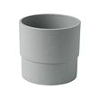NYPON - Pot tanaman, dalam/luar ruang abu-abu, 12 cm