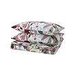 KORSKOVALL - Duvet cover and 2 pillowcases, multicolour/floral pattern, 200x200/50x80 cm