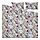 KORSKOVALL - duvet cover and 2 pillowcases, multicolour/floral pattern, 240x220/50x80 cm | IKEA Indonesia - PE920831_S1