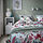 KORSKOVALL - duvet cover and pillowcase, multicolour/floral pattern, 150x200/50x80 cm | IKEA Indonesia - PE920843_S1
