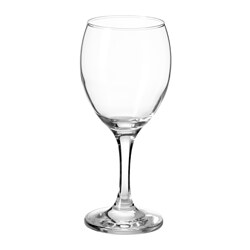 ÄNKEBLOMSTER - Wine glass, clear glass, 25 cl