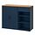 SKRUVBY - sideboard, black-blue, 120x38x90 cm | IKEA Indonesia - PE919728_S1