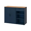 SKRUVBY - sideboard, black-blue, 120x38x90 cm | IKEA Indonesia - PE919728_S2