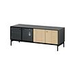 BOASTAD - TV bench, black/oak veneer, 121x42x45 cm | IKEA Indonesia - PE919733_S2