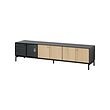 BOASTAD - TV bench, black/oak veneer, 181x42x45 cm | IKEA Indonesia - PE919734_S2