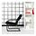 POÄNG - armchair cushion with low back, Vissle black | IKEA Indonesia - PH198663_S1