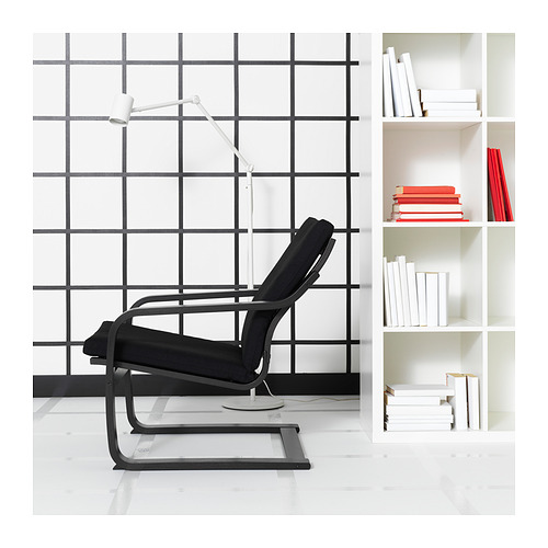 POÄNG armchair cushion with low back