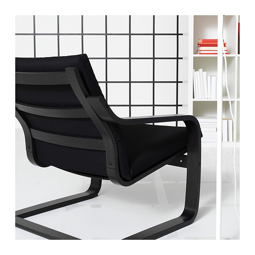 POÄNG armchair cushion with low back