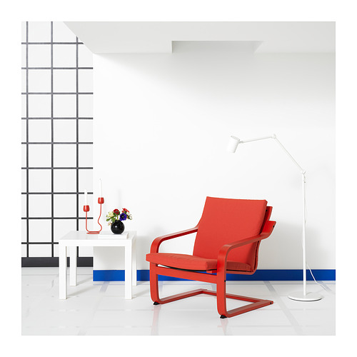 POÄNG armchair cushion with low back