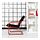 POÄNG - low-back armchair, red/Vissle black | IKEA Indonesia - PH198652_S1