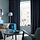 SANELA - curtains, 1 pair, dark blue/with heading tape, 140x250 cm | IKEA Indonesia - PE986253_S1
