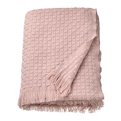 HORNMAL - Throw, light pink, 130x170 cm