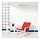 POÄNG - low-back armchair, natural colour/beige/Vissle red | IKEA Indonesia - PH198648_S1